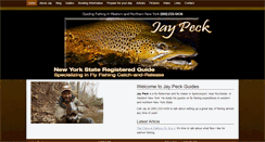 Desktop Screenshot of jaypeckguides.com